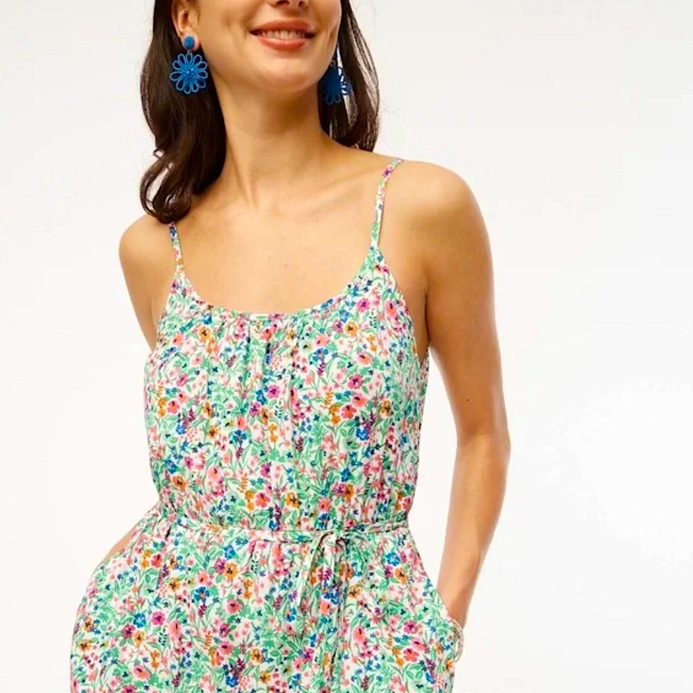 J. CREW Midi Sundress Dress 6 Floral
